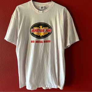 JANITOR JOE 1994 Big Metal Birds Vintage 90s AM REP Band T-shirt & bonus CD